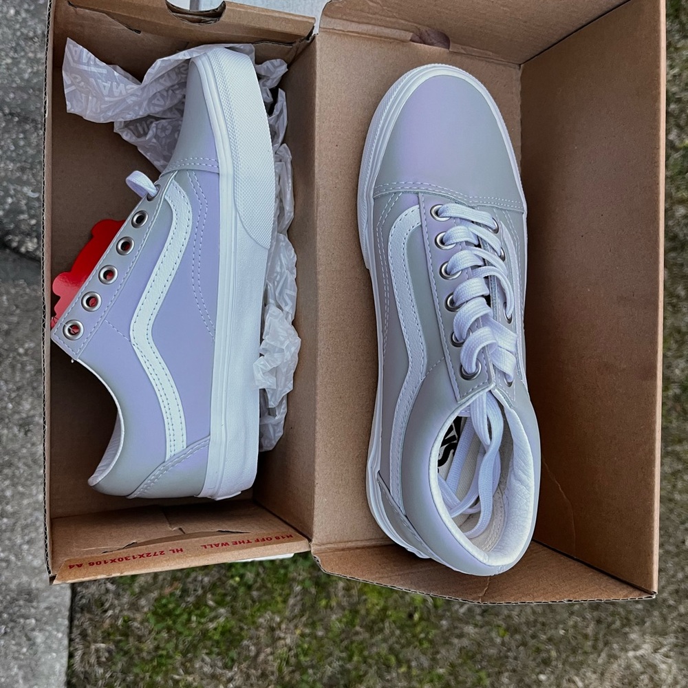 Old Skool Muted Metallic Grey Vans